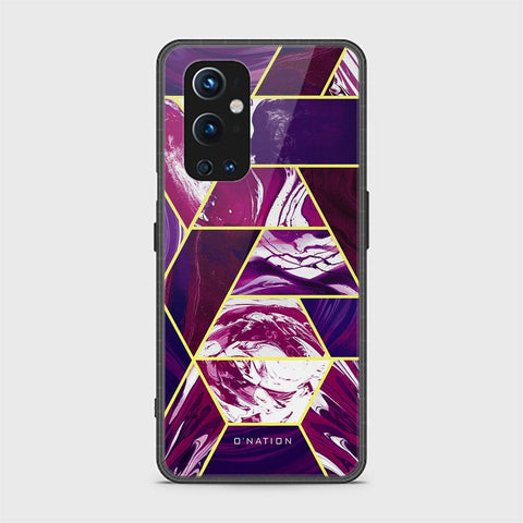 OnePlus 9 Pro Cover - O'Nation Shades of Marble Series - HQ Ultra Shine Premium Infinity Glass Soft Silicon Borders Case