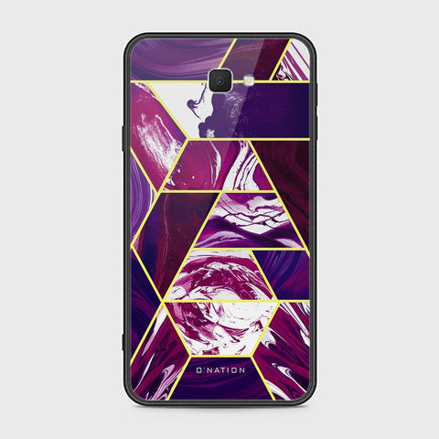 Samsung Galaxy J7 Prime Cover - O'Nation Shades of Marble Series - HQ Ultra Shine Premium Infinity Glass Soft Silicon Borders Case