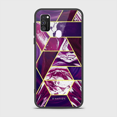 Samsung Galaxy M30s Cover - O'Nation Shades of Marble Series - HQ Ultra Shine Premium Infinity Glass Soft Silicon Borders Case