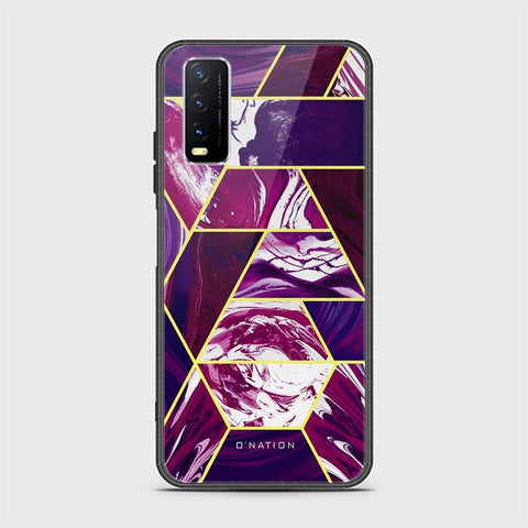 Vivo Y11s Cover - O'Nation Shades of Marble Series - HQ Ultra Shine Premium Infinity Glass Soft Silicon Borders Case
