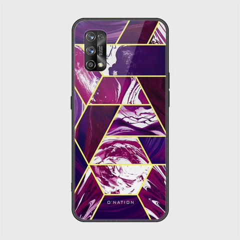 Realme 7 Pro Cover - O'Nation Shades of Marble Series - HQ Ultra Shine Premium Infinity Glass Soft Silicon Borders Case