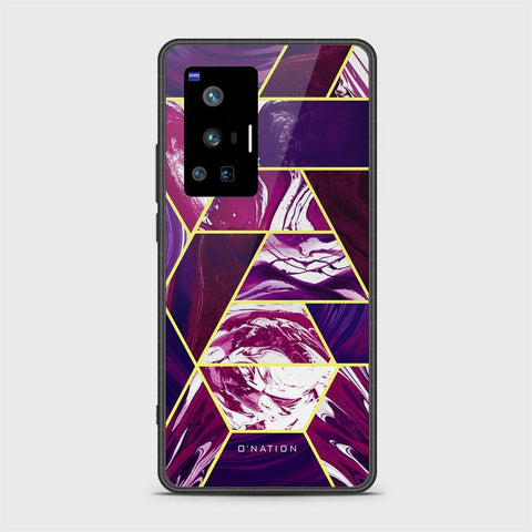 Vivo X70 Pro Cover - O'Nation Shades of Marble Series - HQ Ultra Shine Premium Infinity Glass Soft Silicon Borders Case