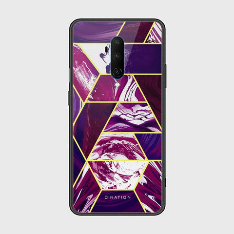 OnePlus 7T Pro Cover - O'Nation Shades of Marble Series - HQ Ultra Shine Premium Infinity Glass Soft Silicon Borders Case