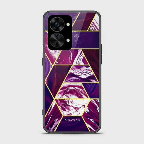 OnePlus Nord 2T Cover - O'Nation Shades of Marble Series - HQ Ultra Shine Premium Infinity Glass Soft Silicon Borders Case