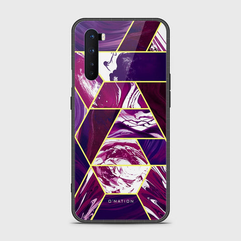 OnePlus Nord Cover - O'Nation Shades of Marble Series - HQ Ultra Shine Premium Infinity Glass Soft Silicon Borders Case