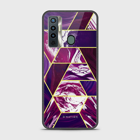 Tecno Camon 17 Cover - O'Nation Shades of Marble Series - HQ Ultra Shine Premium Infinity Glass Soft Silicon Borders Case