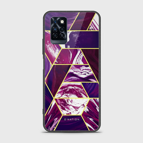Infinix Note 10 Pro Cover - O'Nation Shades of Marble Series - HQ Ultra Shine Premium Infinity Glass Soft Silicon Borders Case