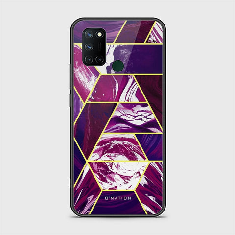 Realme C17 Cover - O'Nation Shades of Marble Series - HQ Ultra Shine Premium Infinity Glass Soft Silicon Borders Case