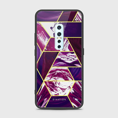 Vivo V17 Pro Cover - O'Nation Shades of Marble Series - HQ Ultra Shine Premium Infinity Glass Soft Silicon Borders Case