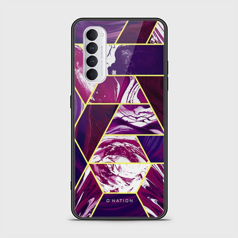 Oppo Reno 4 Pro Cover - O'Nation Shades of Marble Series - HQ Ultra Shine Premium Infinity Glass Soft Silicon Borders Case