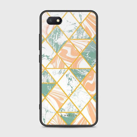 Huawei Y5 Prime 2018 Cover - O'Nation Shades of Marble Series - HQ Ultra Shine Premium Infinity Glass Soft Silicon Borders Case