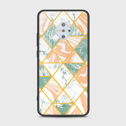 Vivo S1 Pro Cover - O'Nation Shades of Marble Series - HQ Ultra Shine Premium Infinity Glass Soft Silicon Borders Case
