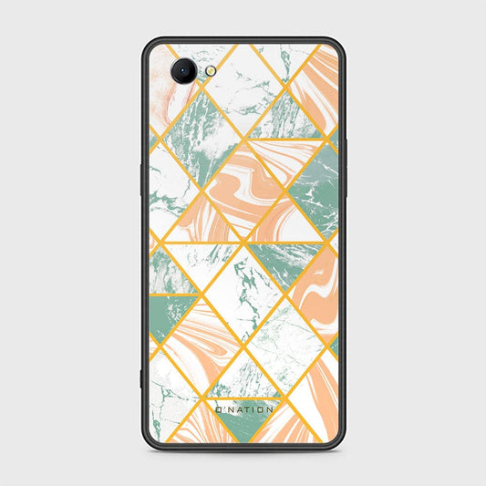 Oppo A3 Cover - O'Nation Shades of Marble Series - HQ Ultra Shine Premium Infinity Glass Soft Silicon Borders Case