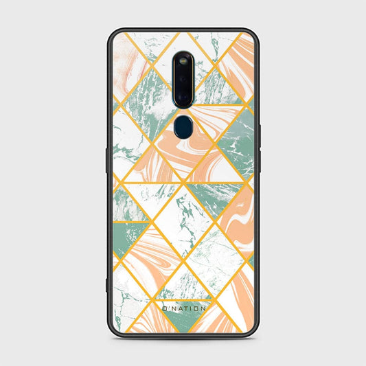 Oppo R19 Cover - O'Nation Shades of Marble Series - HQ Ultra Shine Premium Infinity Glass Soft Silicon Borders Case