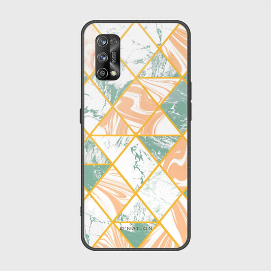 Realme 7 Pro Cover - O'Nation Shades of Marble Series - HQ Ultra Shine Premium Infinity Glass Soft Silicon Borders Case