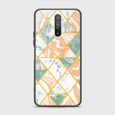 Xiaomi Redmi K30 Cover - O'Nation Shades of Marble Series - HQ Ultra Shine Premium Infinity Glass Soft Silicon Borders Case