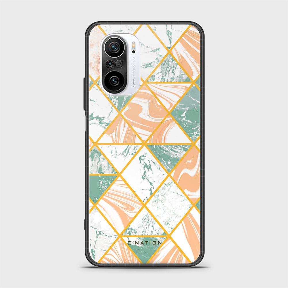 Xiaomi Poco F3 Cover - O'Nation Shades of Marble Series - HQ Ultra Shine Premium Infinity Glass Soft Silicon Borders Case