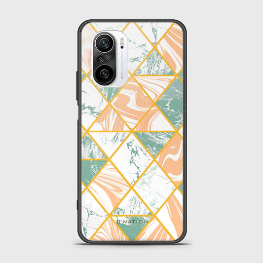 Xiaomi Poco F3 Cover - O'Nation Shades of Marble Series - HQ Ultra Shine Premium Infinity Glass Soft Silicon Borders Case