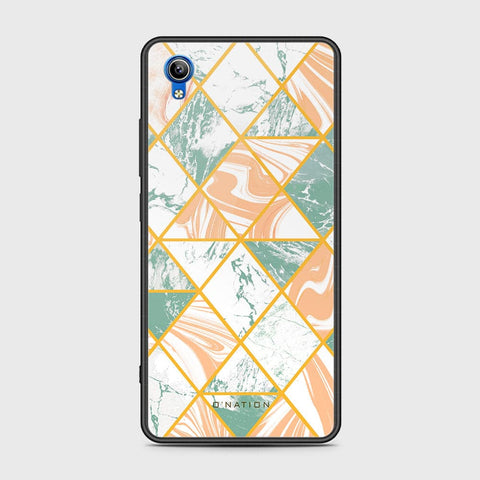 Vivo Y91C Cover - O'Nation Shades of Marble Series - HQ Ultra Shine Premium Infinity Glass Soft Silicon Borders Case