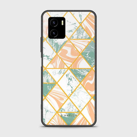 Vivo Y15c Cover - O'Nation Shades of Marble Series - HQ Ultra Shine Premium Infinity Glass Soft Silicon Borders Case