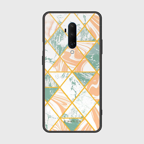 OnePlus 7T Pro Cover - O'Nation Shades of Marble Series - HQ Ultra Shine Premium Infinity Glass Soft Silicon Borders Case