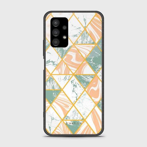 Samsung Galaxy A13 4G Cover - O'Nation Shades of Marble Series - HQ Ultra Shine Premium Infinity Glass Soft Silicon Borders Case