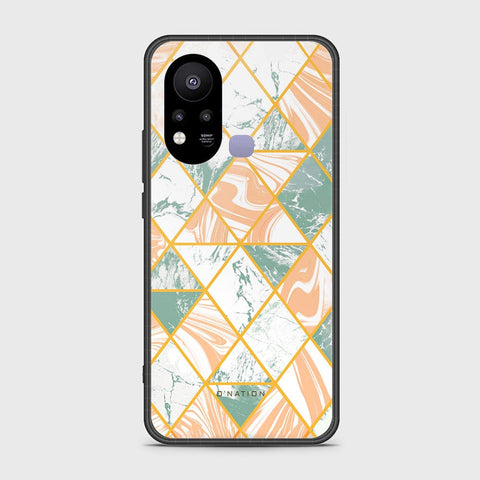 Infinix Hot 11s Cover - O'Nation Shades of Marble Series - HQ Ultra Shine Premium Infinity Glass Soft Silicon Borders Case