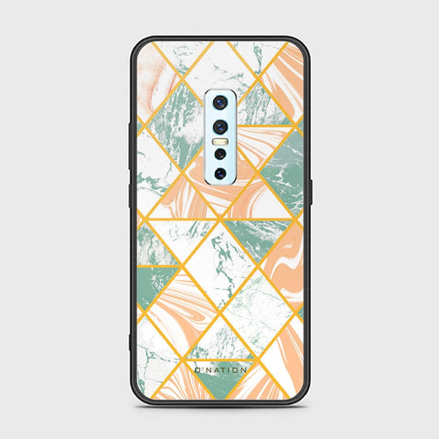 Vivo V17 Pro Cover - O'Nation Shades of Marble Series - HQ Ultra Shine Premium Infinity Glass Soft Silicon Borders Case