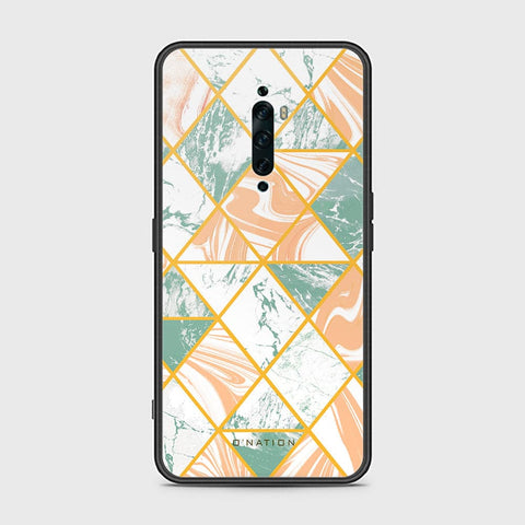 Oppo Reno 2Z Cover - O'Nation Shades of Marble Series - HQ Ultra Shine Premium Infinity Glass Soft Silicon Borders Case
