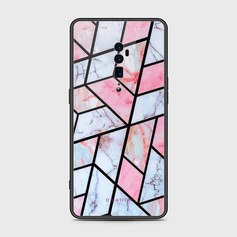 Oppo Reno 10x Zoom Cover - O'Nation Shades of Marble Series - HQ Ultra Shine Premium Infinity Glass Soft Silicon Borders Case