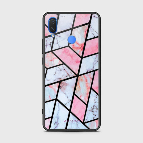 Huawei Y9 2019 Cover - O'Nation Shades of Marble Series - HQ Ultra Shine Premium Infinity Glass Soft Silicon Borders Case