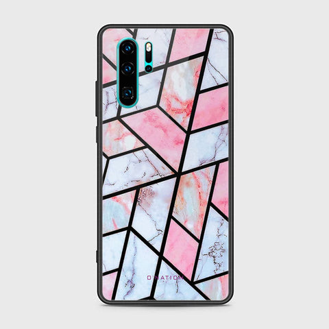 Huawei P30 Pro Cover - O'Nation Shades of Marble Series - HQ Ultra Shine Premium Infinity Glass Soft Silicon Borders Case