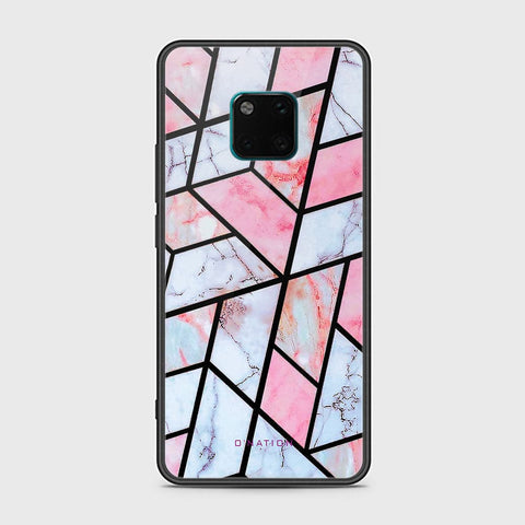 Huawei Mate 20 Pro Cover - O'Nation Shades of Marble Series - HQ Ultra Shine Premium Infinity Glass Soft Silicon Borders Case