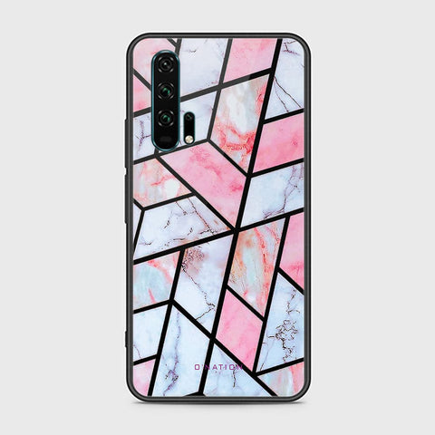 Honor 20 Pro Cover - O'Nation Shades of Marble Series - HQ Ultra Shine Premium Infinity Glass Soft Silicon Borders Case