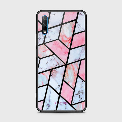 Honor 9X Cover - O'Nation Shades of Marble Series - HQ Ultra Shine Premium Infinity Glass Soft Silicon Borders Case