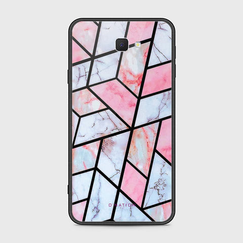 Samsung Galaxy J7 Prime Cover - O'Nation Shades of Marble Series - HQ Ultra Shine Premium Infinity Glass Soft Silicon Borders Case