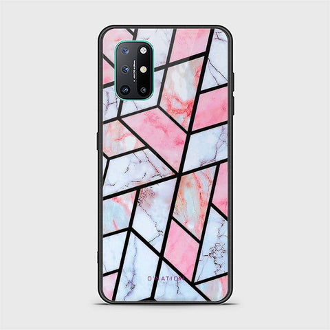OnePlus 8T Cover - O'Nation Shades of Marble Series -  D1 - HQ Ultra Shine Premium Infinity Glass Soft Silicon Borders Case ( Fast Delivery )