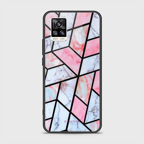 Vivo V20 Cover - O'Nation Shades of Marble Series - HQ Ultra Shine Premium Infinity Glass Soft Silicon Borders Case