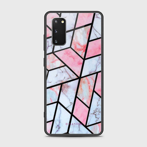 Samsung Galaxy S20 Plus Cover - O'Nation Shades of Marble Series - HQ Ultra Shine Premium Infinity Glass Soft Silicon Borders Case