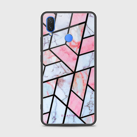 Huawei Nova 3i  Cover - O'Nation Shades of Marble Series - HQ Ultra Shine Premium Infinity Glass Soft Silicon Borders Case