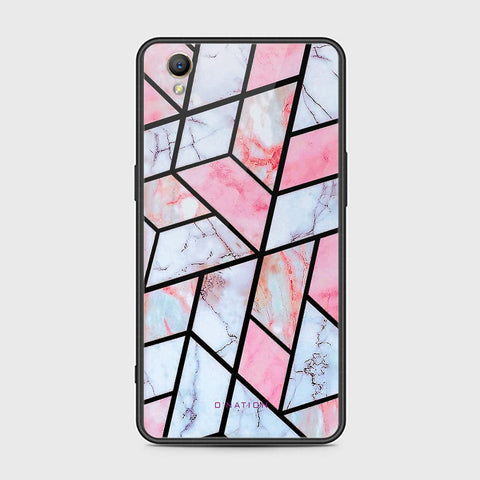 Oppo A37 Cover - O'Nation Shades of Marble Series - HQ Ultra Shine Premium Infinity Glass Soft Silicon Borders Case