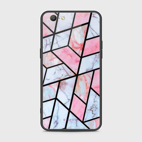 Oppo A57 Cover - O'Nation Shades of Marble Series - HQ Ultra Shine Premium Infinity Glass Soft Silicon Borders Case