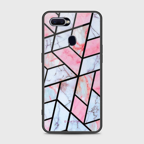Oppo F9 / F9 Pro Cover - O'Nation Shades of Marble Series - HQ Ultra Shine Premium Infinity Glass Soft Silicon Borders Case