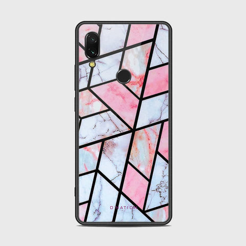 Xiaomi Redmi 7 Cover - O'Nation Shades of Marble Series - HQ Ultra Shine Premium Infinity Glass Soft Silicon Borders Case