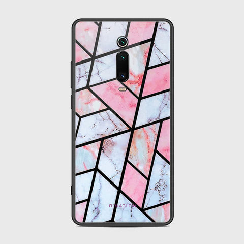 Xiaomi Mi 9T Cover - O'Nation Shades of Marble Series - HQ Ultra Shine Premium Infinity Glass Soft Silicon Borders Case