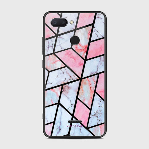Xiaomi Redmi 6 Cover - O'Nation Shades of Marble Series - HQ Ultra Shine Premium Infinity Glass Soft Silicon Borders Case