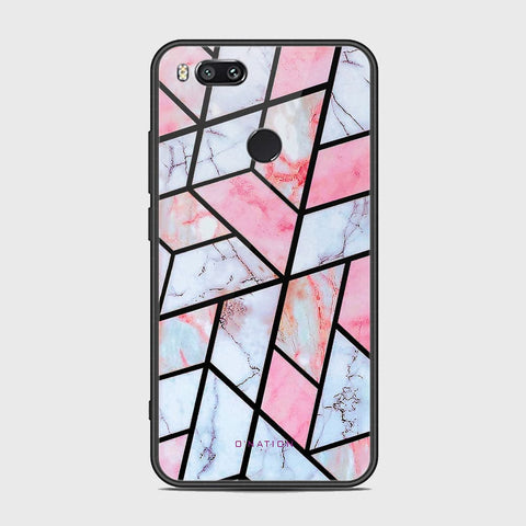 Xiaomi Mi A1 Cover - O'Nation Shades of Marble Series - HQ Ultra Shine Premium Infinity Glass Soft Silicon Borders Case