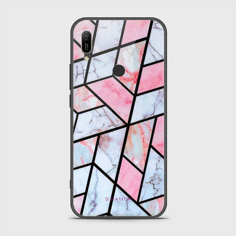 Huawei Y6 2019 / Y6 Prime 2019 Cover - O'Nation Shades of Marble Series - HQ Ultra Shine Premium Infinity Glass Soft Silicon Borders Case