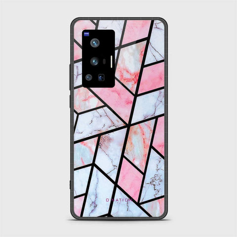 Vivo X70 Pro Cover - O'Nation Shades of Marble Series - HQ Ultra Shine Premium Infinity Glass Soft Silicon Borders Case