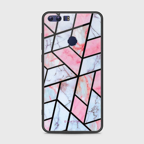 Huawei Honor 8 Cover - O'Nation Shades of Marble Series - HQ Ultra Shine Premium Infinity Glass Soft Silicon Borders Case